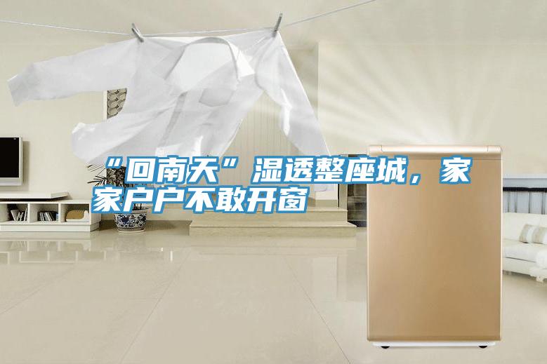 “回南天”湿透整座城，家家户户不敢开窗