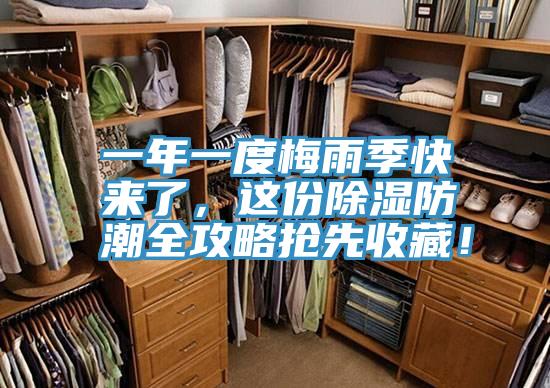 一年一度梅雨季快来了，这份除湿防潮全攻略抢先收藏！