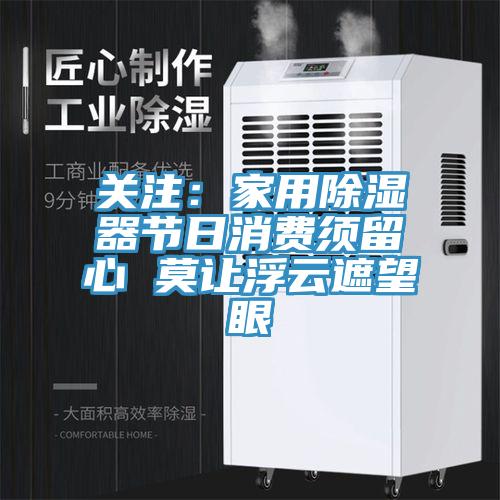 关注：家用除湿器节日消费须留心 莫让浮云遮望眼