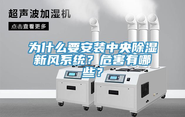 为什么要安装中央除湿新风系统？危害有哪些？