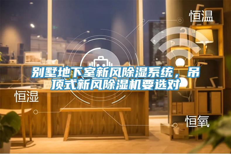 别墅地下室新风除湿系统，吊顶式新风91免费网站在线观看要选对