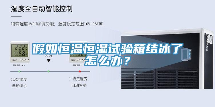 假如恒温恒湿试验箱结冰了怎么办？
