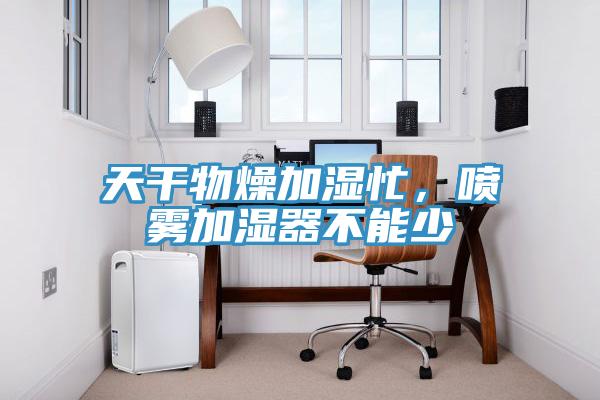 天干物燥加湿忙，喷雾加湿器不能少