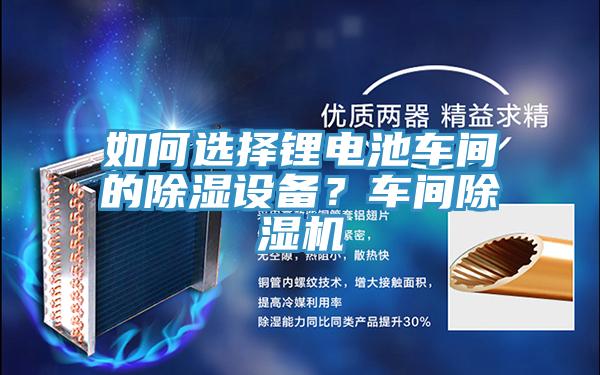 如何选择锂电池车间的除湿设备？车间91免费网站在线观看