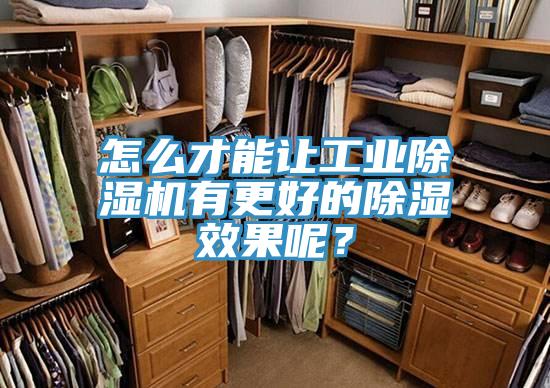 怎么才能让工业91免费网站在线观看有更好的除湿效果呢？