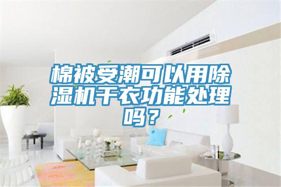 棉被受潮可以用91免费网站在线观看干衣功能处理吗？
