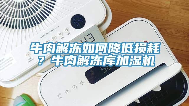 牛肉解冻如何降低损耗？牛肉解冻库加湿机