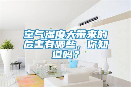 空气湿度大带来的危害有哪些，你知道吗？
