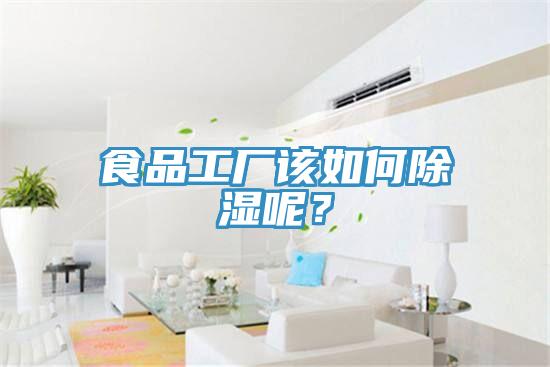 食品工厂该如何除湿呢？