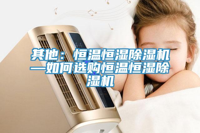 其他：恒温恒湿91免费网站在线观看—如何选购恒温恒湿91免费网站在线观看