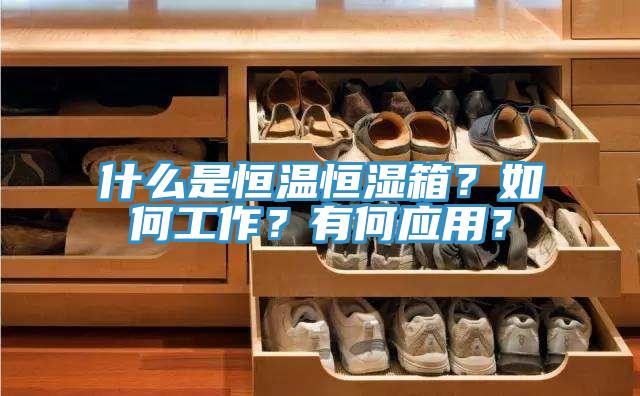 什么是恒温恒湿箱？如何工作？有何应用？
