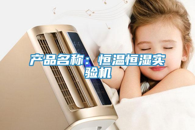 产品名称：恒温恒湿实验机