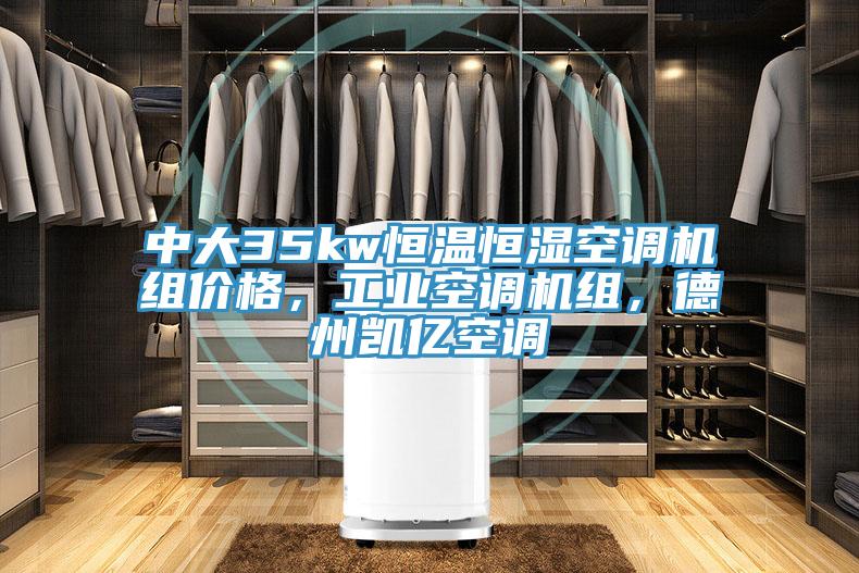 中大35kw恒温恒湿空调机组价格，工业空调机组，德州凯亿空调