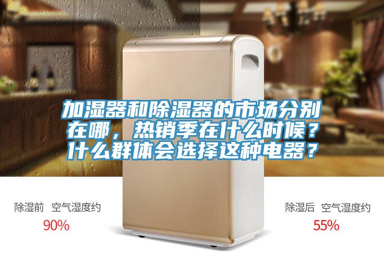 加湿器和除湿器的市场分别在哪，热销季在什么时候？什么群体会选择这种电器？