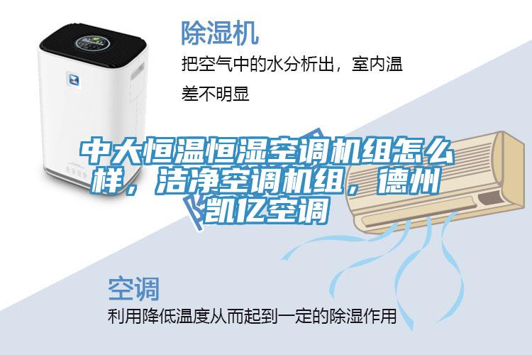 中大恒温恒湿空调机组怎么样，洁净空调机组，德州凯亿空调
