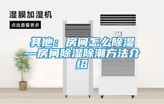 其他：房间怎么除湿—房间除湿除潮方法介绍