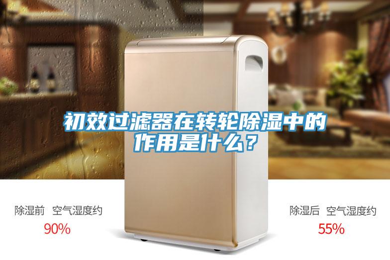 初效过滤器在转轮除湿中的作用是什么？