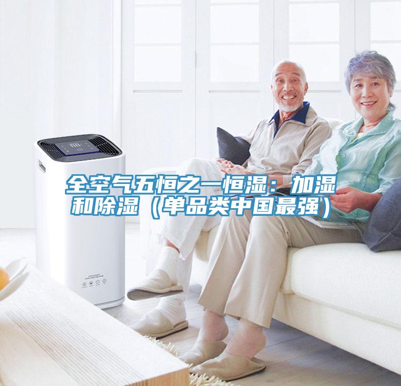 全空气五恒之一恒湿：加湿和除湿（单品类中国最强）