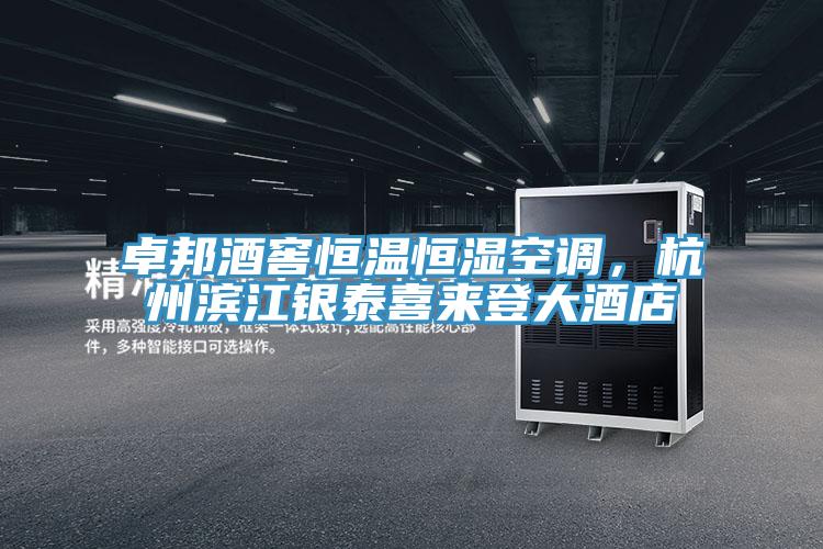 卓邦酒窖恒温恒湿空调，杭州滨江银泰喜来登大酒店