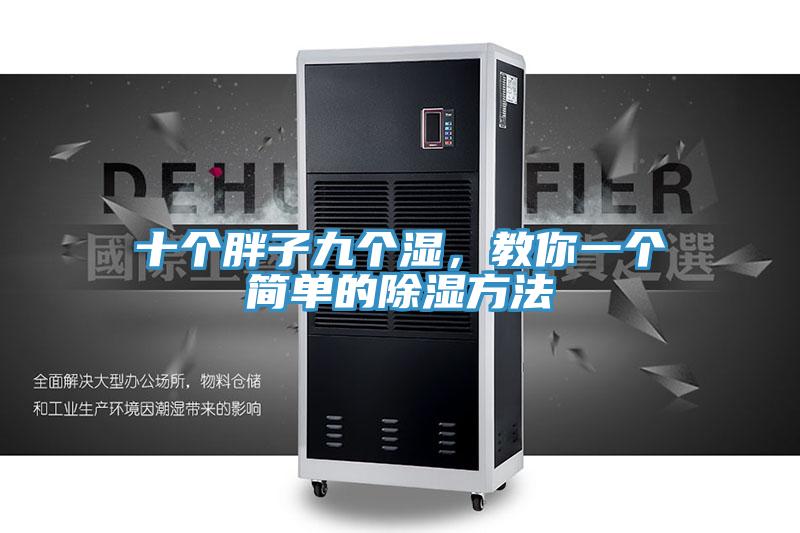 十个胖子九个湿，教你一个简单的除湿方法