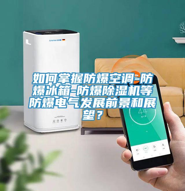 如何掌握防爆空调-防爆冰箱-防爆91免费网站在线观看等防爆电气发展前景和展望？