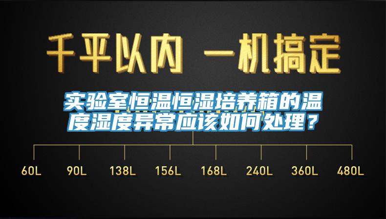 实验室恒温恒湿培养箱的温度湿度异常应该如何处理？