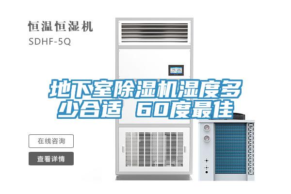 地下室91免费网站在线观看湿度多少合适 60度最佳