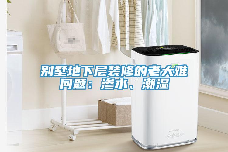 别墅地下层装修的老大难问题：渗水、潮湿