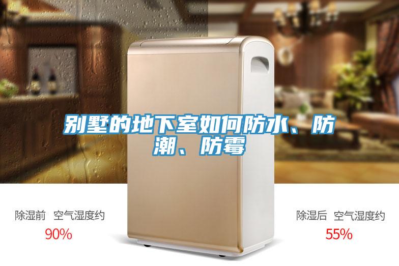 别墅的地下室如何防水、防潮、防霉