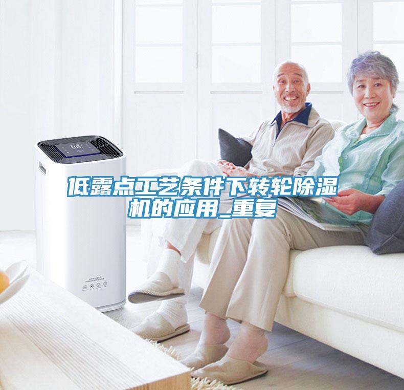 低露点工艺条件下转轮91免费网站在线观看的应用_重复