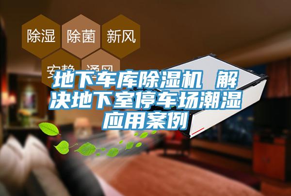 地下车库91免费网站在线观看 解决地下室停车场潮湿应用案例