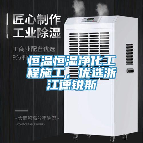 恒温恒湿净化工程施工，优选浙江德锐斯