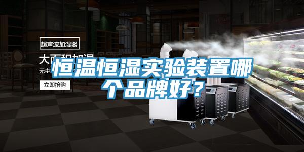 恒温恒湿实验装置哪个品牌好？