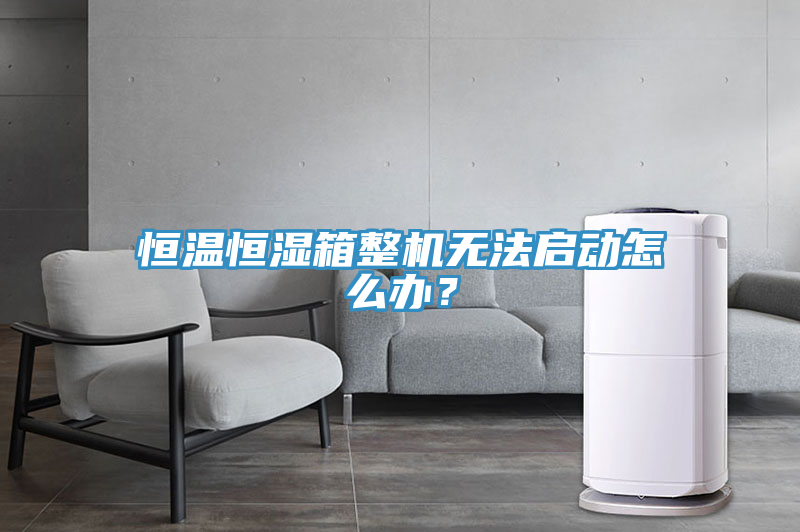 恒温恒湿箱整机无法启动怎么办？