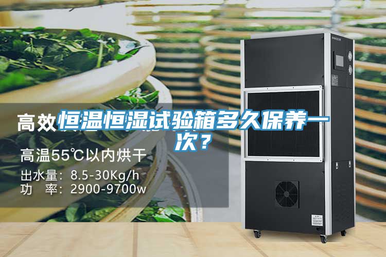 恒温恒湿试验箱多久保养一次？