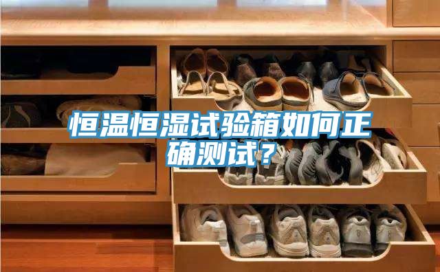 恒温恒湿试验箱如何正确测试？