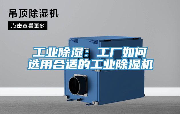 工业除湿：工厂如何选用合适的工业91免费网站在线观看