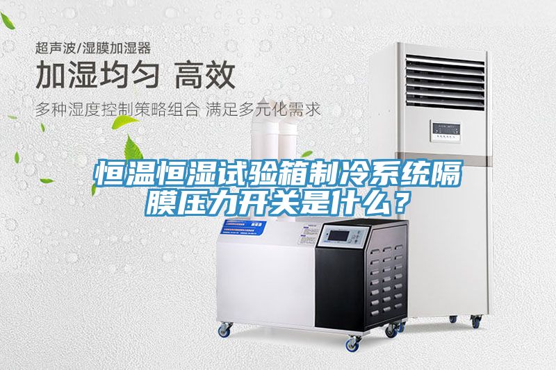 恒温恒湿试验箱制冷系统隔膜压力开关是什么？
