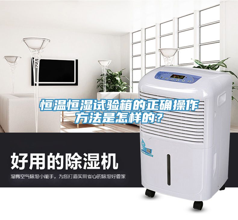 恒温恒湿试验箱的正确操作方法是怎样的？