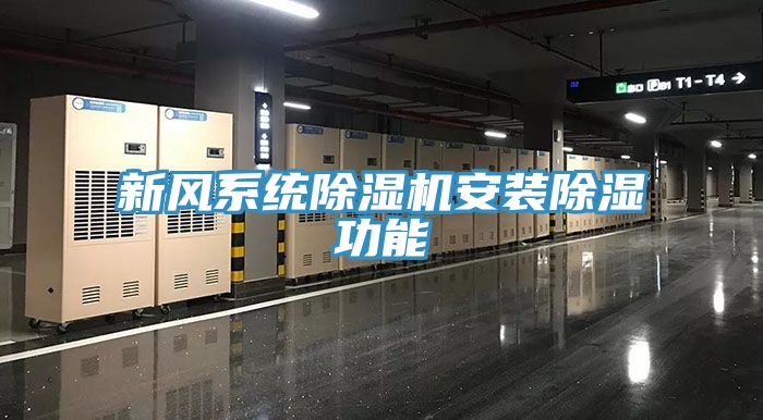 新风系统91免费网站在线观看安装除湿功能