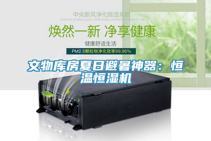 文物库房夏日避暑神器：恒温恒湿机