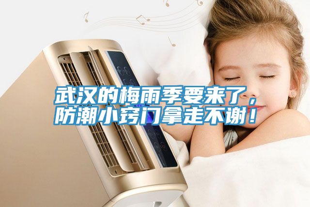 武汉的梅雨季要来了，防潮小窍门拿走不谢！