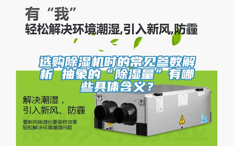 选购91免费网站在线观看时的常见参数解析 抽象的“除湿量”有哪些具体含义？