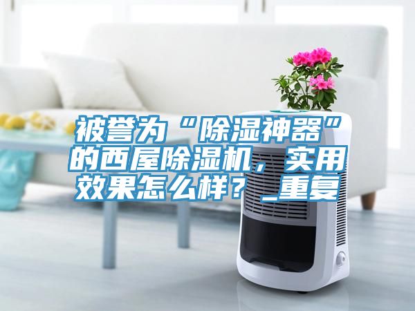 被誉为“除湿神器”的西屋91免费网站在线观看，实用效果怎么样？_重复