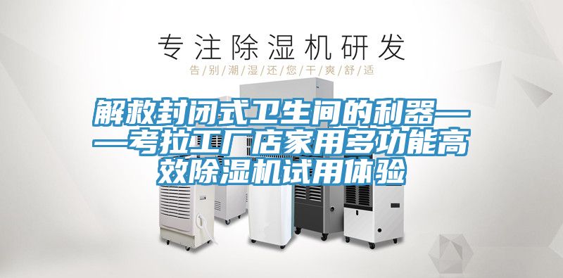 解救封闭式卫生间的利器——考拉工厂店家用多功能高效91免费网站在线观看试用体验