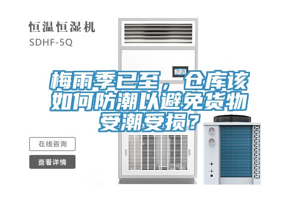 梅雨季已至，仓库该如何防潮以避免货物受潮受损？