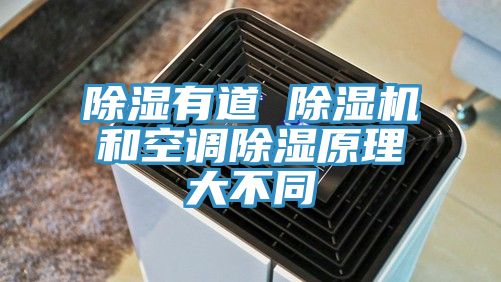 除湿有道 91免费网站在线观看和空调除湿原理大不同