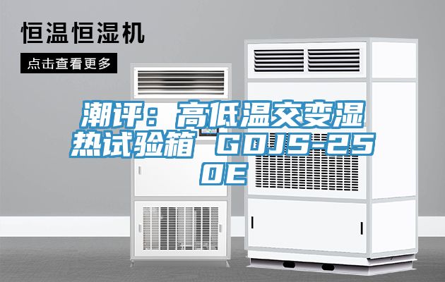 潮评：高低温交变湿热试验箱 GDJS-250E