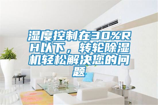 湿度控制在30%RH以下，转轮91免费网站在线观看轻松解决您的问题