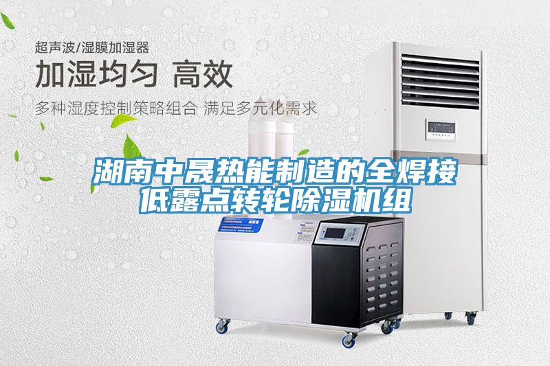 湖南中晟热能制造的全焊接低露点转轮91免费网站在线观看组